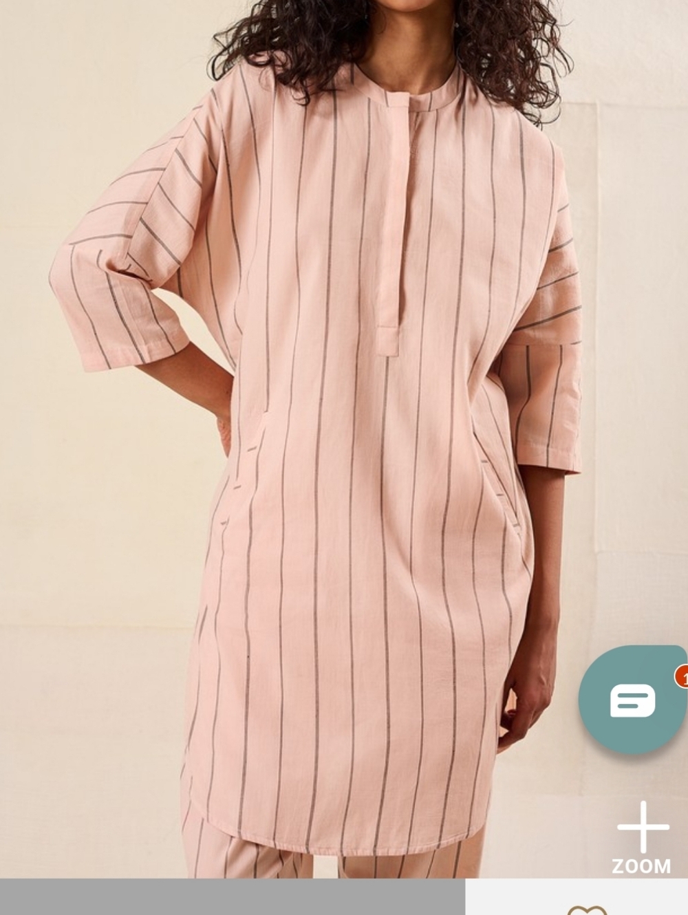 NWT Good Earth Flow Cotton Odaro Charcoal & Old Rose